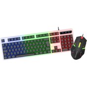 Resim Concord C-67 Kablolu Gaming Işıklı Standart Q Klavye & Mouse Türkçe 