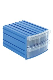 Resim Sembol Plastik Oval 2 Çekmeceli Kutu Y-112 (12 ADET) 