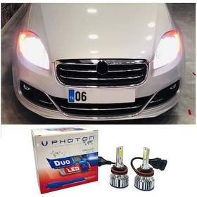 Resim Fiat Linea Led Xenon Sis Farı Ampulü H1 Duo Yeni Seri Beyaz 