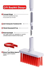 Resim EWEC Bluetooth Kulaklık Ve Bilgisayar Temizleme Kalemi, Çok Fonksiyonlu 5'i 1 Arada Temizleme Kalemi Kiti 