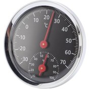 Resim Youtek Alüminyum Mekanik Termometre-higrometre: -30 C/+70 C Aralığı, Duvar Montajlı, Pil Gereksiz, Ev/araç/seraplik Kullanıma Uygun 