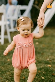 Resim Babydola Pileli Bayramlık Kız Bebek Tulum 12825 