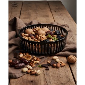 Resim Paşabahçe Kristal Kesme Siyah Kase 25 cm 