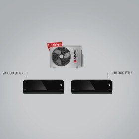 Resim Arçelik ZM30105 A++ 24+18 BTU Iç - 30000 BTU 1+5 Multi Inverter Klima 