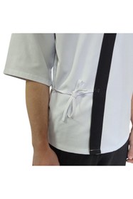 Resim FORMTEKS Sushi Şef Kimono Ceketi Beyaz Siyah 