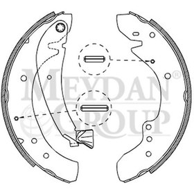 Resim Fıat Ducato- 97/02 Arka Fren Pabucu 1,9/2,0/2,5/2,8 127x56 14 Kişilik Bramax 