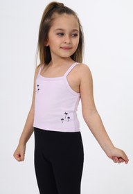 Resim Toontoy Kız Çocuk Baskılı Kare Yaka Basic Atlet 