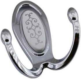 Resim Badem10 Metax Uzay Askıl Vestiyer Duvar Askısı Metal Dolap Elbise Askılığı Krom Beyaz Krom Kapak 