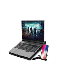 Resim Coolcold F5 Oyuncu Notebook Soğutucu Stand 6 Fan Yükseklik Ayarlı 