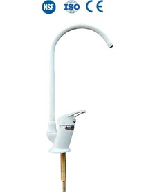 Resim Sumarkt Su Arıtma Cihazı Için Uyumlu Özel Tasarım Lüks Avrupa Ankastre Beyaz Renk Fırın Boya Musluk 