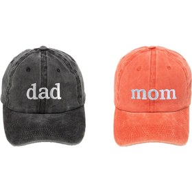 Resim Genel Markalar Dad & Mom 2'li Yıkamalı Beyzbol Kep Set 