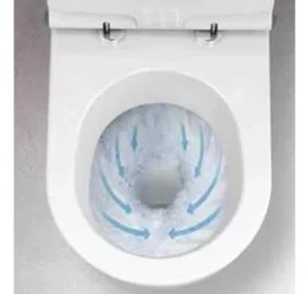 Resim e.c.a Serel Basic Kanalsız Asma Klozet Kapak Hariç 0426ODS110H 