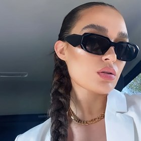 Resim 1 adet Klasik Oval Moda Gözlük Kadınlar ve Erkekler için - Vintage Kare Tasarım, Hafif Plastik Çerçeve, Şık Günlük ve Ofis Gözlükleri, Günlük Gözlükler | Trend Gözlükler | Dayanıklı Gözlükler 
