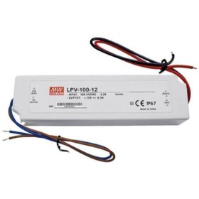 Resim Meanwell Lpv-100-12 12vdc 8.5amp Ip67 Güç Kaynağı 