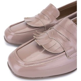 Resim Tamer Tanca Kadın Hakiki Deri Vizon Rugan Loafer Ayakkabı 1161 7206 Bn Ayk Sk25-26 Vızon Krsk Rgn Vizon 