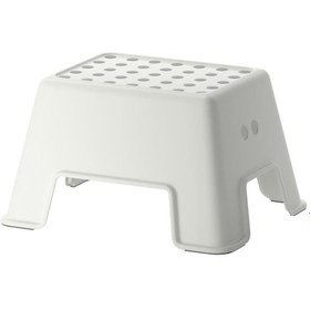 Resim Ikea Bolmen Tabure - Çocuk Bebek Banyo Taburesi - Beyaz 