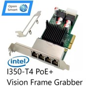 Resim Intel I350 4 Port 1GbE PoE+ Vision Frame Grabber Nic - OPS7246NT 