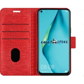 Resim Bonjux Huawei Y6 Prime Kılıf Kumaş Cüzdan Kılıf Kapaklı 