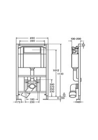 Resim Viega Gömme Rezervuar Çok Renkli 
