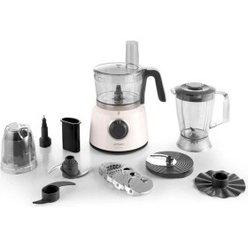 Resim Dikey Mutfak Robotu, Beyaz, Çok Fonksiyonlu, Pratik ve Şık Tasarım 