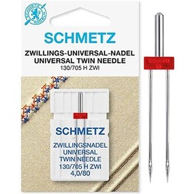 Resim Schmetz 130/705 HZWI 4 Ev Tipi Dikiş Makinesi Çiftli Dikiş İğnesi 