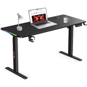Resim Xdrive Rüzgar Yükseklik Ayarlı Rgb Oyuncu & Çalışma Masası Siyah 140x60 