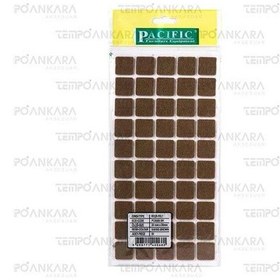 Resim Pacific Kahverengi Yapışkanlı Keçe 20mm X 20mm 