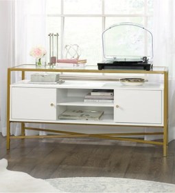 Resim tino furniture Lizbon Metal Gold Tv Sehpası 