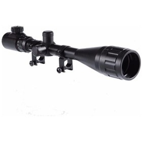 Resim 6-24x50 Aoe Dürbünü Çift Işık Kırmızı,yeşil Kaynaklı Zoomlu Açık Sarı 