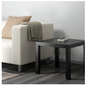 Resim IKEA Lack Orta Yan Sehpa Masa Siyah 55x55 Cm Mobilya 