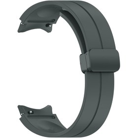 Resim Galaxy Watch 5 44mm Uyumlu KRD-84 Uyumlu Zore Kordon-Koyu Gri 