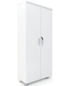 Resim Modüler Dünyası Tam Kapak Kitaplık Dosya Dolabı Beyaz - 80X38X188 Beyaz 