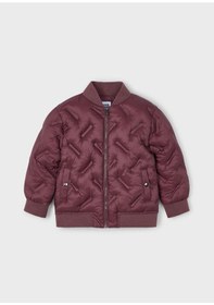Resim Mayoral Erkek Çocuk Parçalı Desenli Slim Fit Şişme Mont Mor 