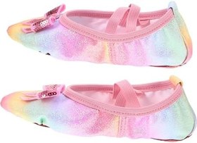 Resim GALPADA 1 Çift Çocuk Dans Ayakkabıları Kız Dans Ayakkabıları Kız Bale Uygulama Ayakkabıları Bale Yürümeye Başlayan Ayakkabı Kız Çocuk Kedi Pençe 