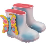 Resim Mini Melissa Welly Wonderland Kız Çocuk Yağmur Çizmesi Blue 