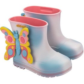 Resim Mini Melissa Welly Wonderland Kız Çocuk Yağmur Çizmesi Blue 