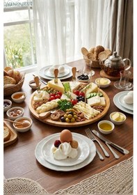 Resim Bambum Lily Dönen Servis Tabağı 33 Cm.büyük 