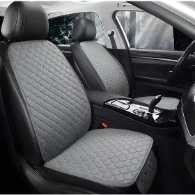 Resim Volkswagen T-Roc Tay Tüyü Oto Koltuk Minder Seti - Koltuk Koruma Kılıfı (Ön-Arka Tam Set 5'li) 