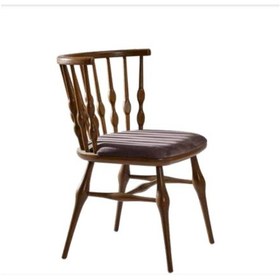 Resim Bengimobilya Sandalye Zus194 Damla Sırtlık Model Ahşap Kayın Iskelet Parlak Ce 