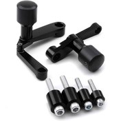 Resim Yamaha Mt 07 Ultra Kaliteli Koruma Takozu Siyah Siyah 