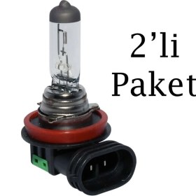 Resim Tecpo Ampul Halojen H11 12V 55W PGJ19-2 64211 2'li Paket 