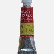 Resim PonArt Troya Yağlı Boya Tüp 02 Limon Sarı 37 ml 