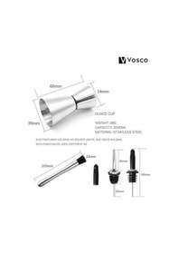 Resim Vosco Kokteyl Shaker Seti 7 Parça 