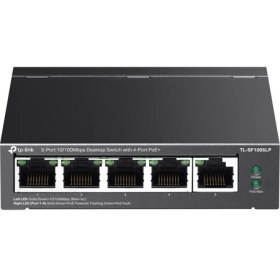 Resim TP-Link TL-SF1005LP 5 Port 4 Port Poe+ 10-100 Mbps 1 Port Uplink Switch Çelik Kasa 