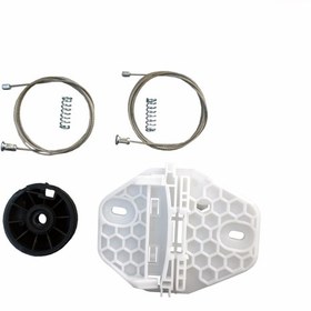 Resim Bross Otomotiv Dacia Logan MK1 2004-2012 İçin Sol Ön Cam İndirme Kaldırma Mekanizması Tamir Takımı 