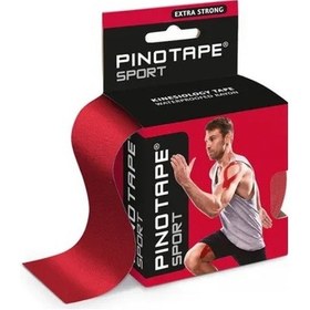 Resim Pino Tape Sport Sporcu Bandı 5 CM x 5 M Bordo 