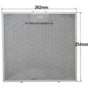 Resim Class VAD 955 LX Aspiratör Davlumbaz İçin Alüminyum Filtre 262×254 mm 