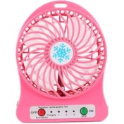 Resim PEMBECİN 3 Kademeli Masa Üstü Ve Araç Şarjlı Mini Vantilatör Fan Pervane 