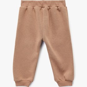 Resim Erkek Bebek Pamuklu Bağcıklı Kargo Cep Detaylı Şardonlu Jogger Eşofman Altı 