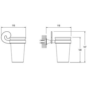 Resim Sıssı Diş Fırçalığı krom 7517121055 Gri 